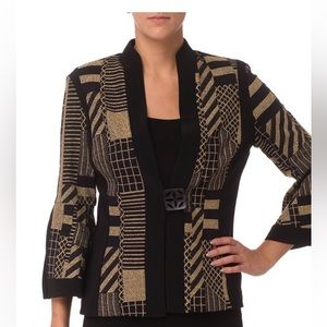 Josef Ribkoff Gold & Black Jacket
